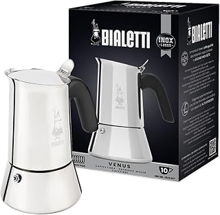 Bialetti – Venus: 10 Cups Ocak Üstü Espresso Pişirici – 460ml – Gümüş Renk – Paslanmaz Çelik Gövde – Patentli Güvenlik Valfi – Tüm Ocak Türleri İçin Uygundur (İndüksiyon Dahil) — %30 İndirim | Amazon TR Fırsatı