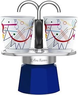 Bialetti – Set Mini Express: Ocak Üstü Espresso Pişirici + 2 Cups – Kandinsky Serisi — %20 İndirim | Amazon TR Fırsatı