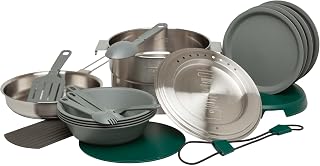 STANLEY Adventure Full Kitchen Pişirme ve Yemek Seti 3.5 Litre – Paslanmaz Çelik | Paslanmaz Çelik — %37 İndirim | Amazon TR Fırsatı