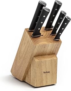 Tefal Ice Force Ahşap Bloklu 6 Parça Bıçak Seti — %20 İndirim | Amazon TR Fırsatı