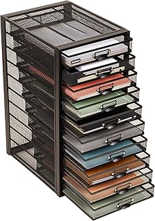 Mind Reader File Masa Düzenleyici, Ofis Malzemeleri Saklama, Çekmeceli Dikey Takı Kutusu, 10 Bölmeli, Güçlendirilmiş Tel, Siyah — %35 İndirim | Amazon TR Fırsatı