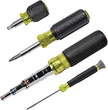 Klein Tools 80019 Alet Seti, Çok Uçlu Tornavida ve Somun-Tornavida Alet Seti, 28 Farklı Endüstri Kalınlığında Uç ve Boyut, 4 Parça