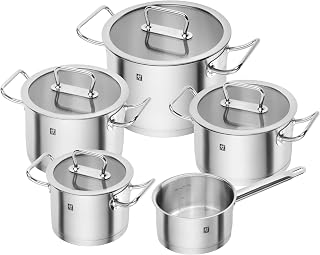 Zwilling Twin Pro 18/10 Paslanmaz Çelik, 5 Parça Tencere Seti — %26 İndirim | Amazon TR Fırsatı