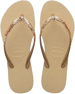 Havaianas Kadın İnce Parıltılı Flourish Parmak Arası Terlik — %31 İndirim | Amazon TR Fırsatı