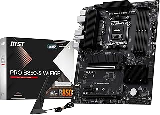 MSI PRO B850-S WIFI6E, AM5 Anakart, DDR5 8200MHz(OC), HDMI DP, 2x M.2, USB 10Gbps, 2.5G LAN, Wi-Fi 6E, ATX — %21 İndirim | Amazon TR Fırsatı