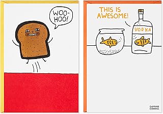 Hallmark Shoebox 2’li Paket Komik Doğum Günü Kartı (Tost ve Japon Balığı), (699RZG1102) — %21 İndirim | Amazon TR Fırsatı