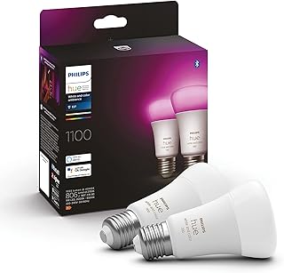 Philips HueWCA 9-75W Renkli Akıllı Ampul 2’li Ekopaket E27 Bluetooth Özellikli – 25.000 Saat Ampul Kullanım Ömrü — %20 İndirim | Amazon TR Fırsatı