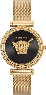 VERSACE Palazzo Empire Greca 37mm Quartz Saat, Tek beden, Altın, Üniseks — %30 İndirim | Amazon TR Fırsatı