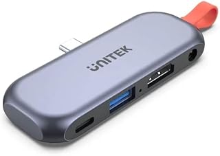 Unitek D1070A uHUB Q4 Lite 4’ü 1 arada USB-C Hub iPad Pro ve Air için HDMI ve 100 W Power Delivery/Alüminyum alaşım ve ABS çevre dostu plastik — %27 İndirim | Amazon TR Fırsatı