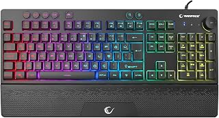 Rampage KB-GX65 SIMULA USB RGB Aydınlatmalı 4 Makro Tuşlu Bilek Destekli Gaming Oyuncu Klavyesi — %20 İndirim | Amazon TR Fırsatı