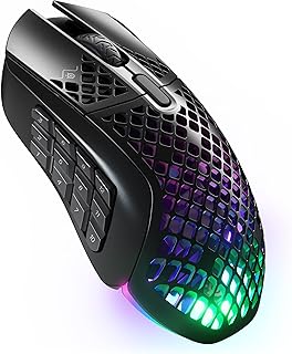 SteelSeries Aerox 9 Wireless Gaming Mouse – Ultra Hafif MMO/MOBA – 89 g – 18 Programlanabilir Buton – USB-C – Bluetooth/2.4GHz – 18000CPI – IP54 Suya Dayanıklı – PC/Mac — %29 İndirim | Amazon TR Fırsatı