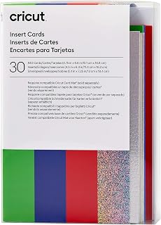 Cricut Insert Cards | Gökkuşağı Tartısı | 12,1 cm x 16,8 cm (Cricut – Boyut R40) | 30’lu Paket | Cricut Kart Matı ile Kullanım için — %35 İndirim | Amazon TR Fırsatı