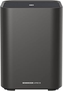 Sennheiser AMBEO Sub, 350 W Güç, 27 Hz Derin Bas, Class-D Amfi, Multi-Sub Teknolojisi, Kablosuz Aktif Subwoofer - Siyah