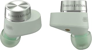 Bowers & Wilkins Pi5 S2 Kablosuz Hybrid True Wireless Gürültü Önleyici (ANC) Kulaklık, Bluetooth, aptX ve Entegre Mikrofonlu B&W0434, Sage Green
