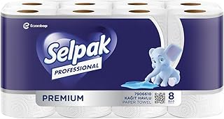 Selpak Professional Premium Havlu Kağıt, 8 Rulo — %25 İndirim | Amazon TR Fırsatı