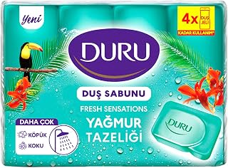 DURU Fresh Sensations Extra Yağmur Ormanı Sabun, 150 Gramx4 — %44 İndirim | Amazon TR Fırsatı