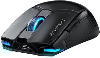 Machenike Şarj Edilebilir Kablosuz Oyun Faresi, 26.000 DPI, PAW3395 Sensör, Ultra Hafif, 6 Programlanabilir Düğme, RGB Aydınlatma, Uzun Pil Ömrü, PC/Mac için Kablosuz Oyun Faresi — %22 İndirim | Amazon TR Fırsatı