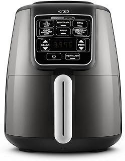 Karaca Connect Air Pro Cook XL 2 in 1 Uzaktan Erişimli Airfryer Shadow Grey 4 Kişilik — %23 İndirim | Amazon TR Fırsatı