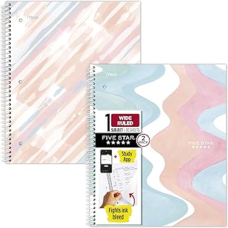 Five Star Defterler, Geniş Çizgili, Moda, 2’li Paket (930060FA-RSP) — %44 İndirim | Amazon TR Fırsatı