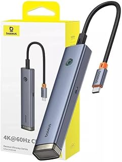 Baseus UltraJoy Series 6-Port HUB AIR Space Grey — %25 İndirim | Amazon TR Fırsatı