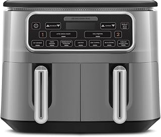 Karaca Air Pro Cook Duo Ev Yemeği Xxxl 8 Litre Airfryer Cool Gray 8 Kişilik — %22 İndirim | Amazon TR Fırsatı