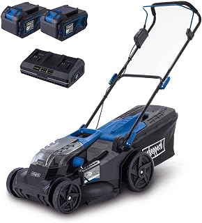 Scheppach Akülü çim biçme makinesi BC-MP430-X 20V fırçasız akülü çim biçme makinesi | 43 cm kesme genişliği | 600 – 700 m2 için | 25 – 75 mm kesme yüksekliği ayarı | 50 l sepet | 20 V-IXES serisi | 2 — %21 İndirim | Amazon TR Fırsatı