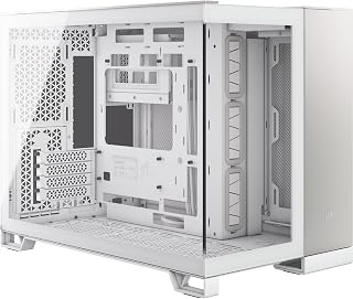 CORSAIR 2500X Small-Tower mATX Çift Bölmeli PC Kasası – Sertleştirilmiş Panoramik Cam – Ters Bağlantı Anakart Uyumlu – Vantilatör Dahil – Beyaz/Saten Gri Alüminyum — %22 İndirim | Amazon TR Fırsatı