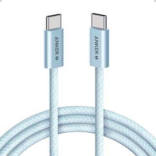 Anker Zolo 240W USB-C – USB-C Hızlı Şarj Kablo, 1 Metre, Örgü Yapılı, Mavi – A8060 — %25 İndirim | Amazon TR Fırsatı
