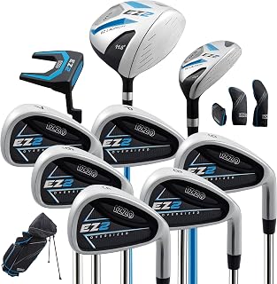 IZZO Golf EZ2 14 Parça Erkek Sağ El Golf Kulübü Seti Golf Çantalı – Sağ Elini Kullanan Golfçüler için 14 Parça Komple Golf Kulübü Seti, Golf Çantası ile Birlikte Gelir — %29 İndirim | Amazon TR Fırsatı