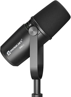 Relacart PM2 Black | Kardioid Dinamik Podcast Mikrofonu | USB-C & XLR (PC | Mac | iOS | Android Uyumlu) — %27 İndirim | Amazon TR Fırsatı