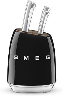 SMEG 50’s Style KBSF02 Siyah Standlı Bıçak Seti — %20 İndirim | Amazon TR Fırsatı