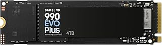 Samsung Dahili SSD 990 Evo Plus NVMe M.2 PCIe 4.0 x 4/5.0x2, 4TB, 7250 MB/s'ye kadar okuma hızı, akıllı turbo yazma 2.0, oyun ve çalışma için mükemmel, MZ-V9S4T0BW