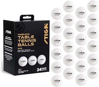 Stiga 3 Yıldızlı Masa Tenisi Topları, Beyaz (24’lü Paket) — %22 İndirim | Amazon TR Fırsatı