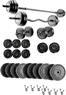 Moccastyle 68 Kg Z-Barlı Megaset Halter Seti Ve Dambıl, Ağırlık,Fitness — %20 İndirim | Amazon TR Fırsatı