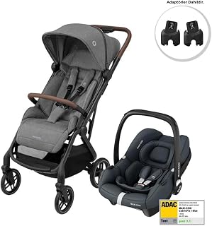 Maxi-Cosi Soho-Cabriofix i-Size Ana Kucaklı Ultra Kompakt Seyahat Sistem Bebek Arabası Grey-Graphite — %30 İndirim | Amazon TR Fırsatı