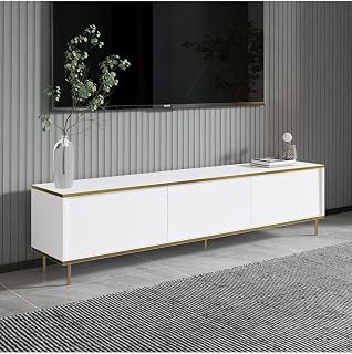 Inarch Dizayn Imaj Tv Ünitesi Beyaz/Gold — %25 İndirim | Amazon TR Fırsatı