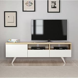 Inarch Dizayn Brüksel Tv Ünitesi Beyaz - Safir Meşe — %40 İndirim | Amazon TR Fırsatı