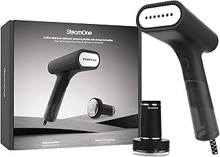 SteamOne Bundle DTC75B RP10 Buharlı Dikey Ütü ve Tüy Toplayıcı, Siyah — %31 İndirim | Amazon TR Fırsatı