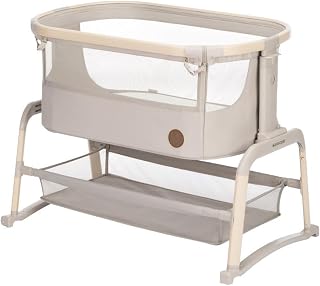 Maxi-Cosi Iora Air Sallanabilen Ahşap Görünümlü Anne Yanı Beşik Beige Eco — %29 İndirim | Amazon TR Fırsatı