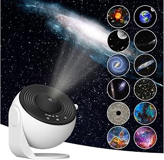 Planetaryum Galaksi Projektörü Gece Lambası - 12 Adet Full HD Uzay Projeksiyon Diski, Ayarlanabilir Odak Uzunluğu, Zamanlayıcılı, Çocuklar İçin Planetaryum Gökyüzü Projektör Gece Lambası — %37 İndirim | Amazon TR Fırsatı