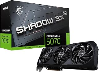 MSI VGA GEFORCE RTX 5070 12G SHADOW 3X OC RTX5070 12GB GDRR7 192B DX12 PCIE 5.0 X16 (3XDP 1XHDMI) — %37 İndirim | Amazon TR Fırsatı