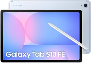 Samsung Galaxy Tab S10 FE, Wi-Fi Android Tablet, 8GB RAM, 128GB Depolama, 10.9 İnç, 90Hz Ekran, S Pen Dahil, IP68, 8000mAh Batarya, Mavi (Samsung Türkiye Garantili)