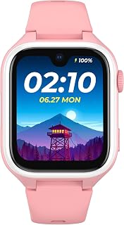 Slazenger Tiger Kids Prime Akıllı Çocuk Saati, Görüntülü Görüşme, AMOLED Ekran, Android, GPS, 5MP Kamera, IP68 Su Geçirmez, Uzun Pil Ömrü, SOS, Dokunmatik Ekran, 4G, Silikon Kayış, Pembe — %23 İndirim | Amazon TR Fırsatı
