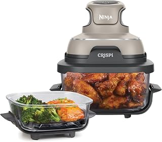 Ninja CRISPi 4-in-1 Taşınabilir Cam Hazneli Pişirme Sistemi – Stone FN101EUST — %23 İndirim | Amazon TR Fırsatı