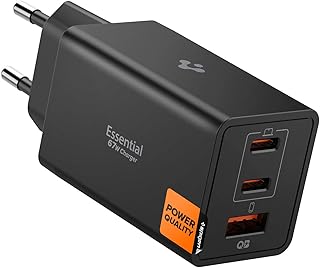 Spigen 67W USB-C + USB-A 3 Port Hızlı Şarj Aleti PPS 3.0 Super Hızlı Şarj GaN Pro Isı Düşürücü Güç Adaptörü Akım Koruma iPhone & Android & iPad & MacBook Type-C Black – ACH09458 — %47 İndirim | Amazon TR Fırsatı
