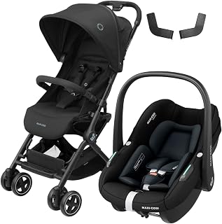 Maxi-Cosi Lara2-Pebble S Tek Elle Katlanabilen Ultra Kompakt Seyahat Sistem Bebek Arabası Black — %29 İndirim | Amazon TR Fırsatı