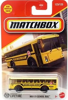 Matchbox MBX EV Okul Otobüsü Sarı 1:64 Basınçlı Döküm Araba 123/125 Model 2025 — %22 İndirim | Amazon TR Fırsatı