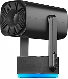 4K Şarjlı Projeksiyon Cihazı, 1080P Full HD Görüntü Kalitesi, WiFi 6 Bluetooth 5, Uzun Şarj Ömrü, 12000 Lümen Parlaklık, Elektrikli Odaklanma, 40″-150″ Görüntü, Ev Ofis ve Bahçe İçin Projektör — %30 İndirim | Amazon TR Fırsatı