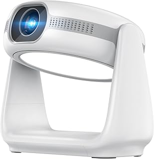 4K Şarjlı Projeksiyon Cihazı, 1080P Full HD Görüntü Kalitesi, Uzun Şarj Ömrü, WiFi 6 Bluetooth 5 Bağlantı, 380 ANSI Lümen, Otomatik Odaklanma, 30″-200″ Görüntü, Ev Ofis Bahçe ve Kamp İçin Projektör — %34 İndirim | Amazon TR Fırsatı