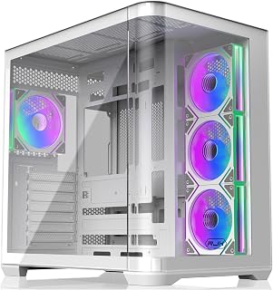 RAIJINTEK ATREUS BT4 Beyaz Mid-Tower E-ATX Oyun Bilgisayarı Kasası, Kavisli Temperli Cam, 4×120 mm Infinity Mirror ARGB PWM Fan, Yüksek Hava Akışı — %26 İndirim | Amazon TR Fırsatı